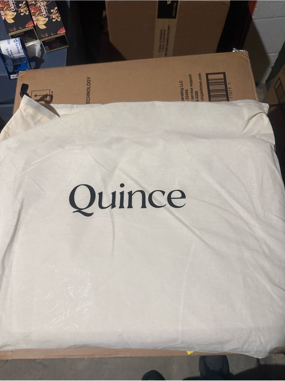 Quince Evelyn Work Tote Color - Cognac - Picture 2 of 4